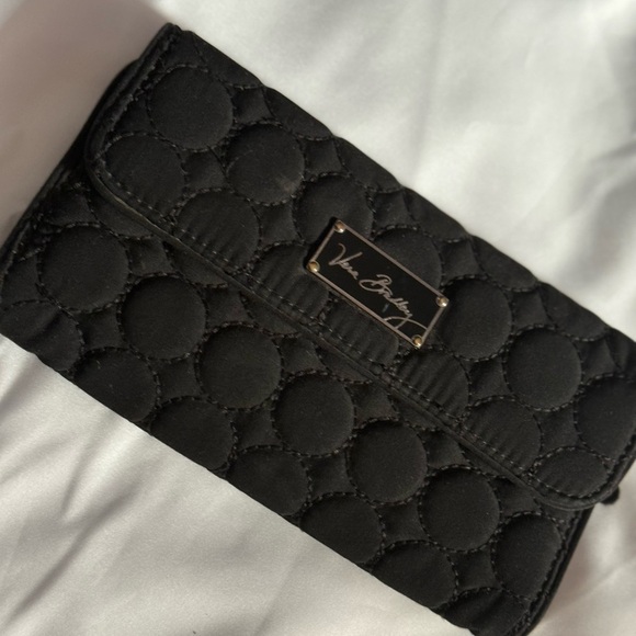 Vera Bradley Black Quilted Wallet - Picture 2 of 12